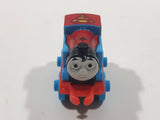 2014 Thomas & Friends Minis DC Comics #1 Superman Thomas Blue 2" Long Plastic Die Cast Toy Vehicle CGM30