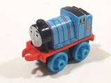 2014 Thomas & Friends Minis #4 Gordon Blue 2" Long Plastic Die Cast Toy Vehicle CGM30