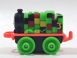 2014 Thomas & Friends Minis #3 Henry Checker Pattern Green 2" Long Plastic Die Cast Toy Vehicle CGM30