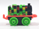 2014 Thomas & Friends Minis #3 Henry Checker Pattern Green 2" Long Plastic Die Cast Toy Vehicle CGM30