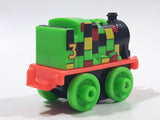 2014 Thomas & Friends Minis #3 Henry Checker Pattern Green 2" Long Plastic Die Cast Toy Vehicle CGM30