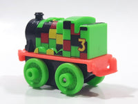 2014 Thomas & Friends Minis #3 Henry Checker Pattern Green 2" Long Plastic Die Cast Toy Vehicle CGM30