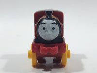 2014 Thomas & Friends Minis Victor Graffiti Dark Red 2" Long Plastic Die Cast Toy Vehicle CGM30