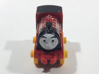 2014 Thomas & Friends Minis Victor Graffiti Dark Red 2" Long Plastic Die Cast Toy Vehicle CGM30