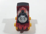 2014 Thomas & Friends Minis Victor Graffiti Dark Red 2" Long Plastic Die Cast Toy Vehicle CGM30