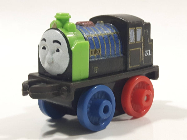 2014 Thomas & Friends Minis #51 Hiro Black Mixed Colors 2" Long Plastic Die Cast Toy Vehicle CGM30