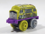 2014 Thomas & Friends Minis Diesel 10 Lime Green and Purple 2" Long Plastic Die Cast Toy Vehicle CGM30