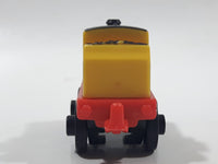 2014 Thomas & Friends Minis #5 James Yellow and Black Striped 2" Long Plastic Die Cast Toy Vehicle CGM30