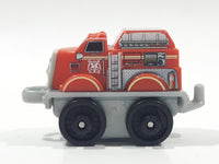 2014 Thomas & Friends Minis Flynn Red Orange 2" Long Plastic Die Cast Toy Vehicle CGM30