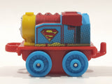 2014 Thomas & Friends Minis DC Comics Rose Supergirl Blue 2" Long Plastic Die Cast Toy Vehicle CGM30