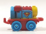 2014 Thomas & Friends Minis DC Comics Rose Supergirl Blue 2" Long Plastic Die Cast Toy Vehicle CGM30