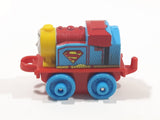 2014 Thomas & Friends Minis DC Comics Rose Supergirl Blue 2" Long Plastic Die Cast Toy Vehicle CGM30