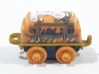 2014 Thomas & Friends Minis D-10 Diesel 10 Dark Yellow and Brown 2" Long Plastic Die Cast Toy Vehicle CGM30