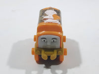 2014 Thomas & Friends Minis D-10 Diesel 10 Dark Yellow and Brown 2" Long Plastic Die Cast Toy Vehicle CGM30