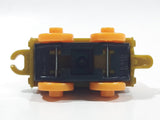 2014 Thomas & Friends Minis D-10 Diesel 10 Dark Yellow and Brown 2" Long Plastic Die Cast Toy Vehicle CGM30