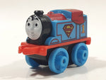 2014 Thomas & Friends Minis DC Comics #1 Superman Thomas Blue 2" Long Plastic Die Cast Toy Vehicle CGM30