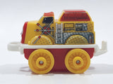 2014 Thomas & Friends Minis Flynn Yellow and Red 2" Long Plastic Die Cast Toy Vehicle CGM30