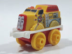 2014 Thomas & Friends Minis Flynn Yellow and Red 2" Long Plastic Die Cast Toy Vehicle CGM30