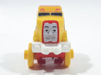 2014 Thomas & Friends Minis Flynn Yellow and Red 2" Long Plastic Die Cast Toy Vehicle CGM30