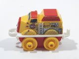 2014 Thomas & Friends Minis Flynn Yellow and Red 2" Long Plastic Die Cast Toy Vehicle CGM30