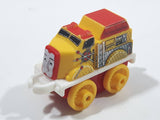 2014 Thomas & Friends Minis Flynn Yellow and Red 2" Long Plastic Die Cast Toy Vehicle CGM30