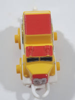 2014 Thomas & Friends Minis Flynn Yellow and Red 2" Long Plastic Die Cast Toy Vehicle CGM30