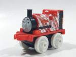 2014 Thomas & Friends Minis Skarloey Red and White Striped 2" Long Plastic Die Cast Toy Vehicle CGM30