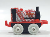 2014 Thomas & Friends Minis Skarloey Red and White Striped 2" Long Plastic Die Cast Toy Vehicle CGM30