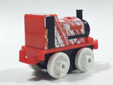 2014 Thomas & Friends Minis Skarloey Red and White Striped 2" Long Plastic Die Cast Toy Vehicle CGM30