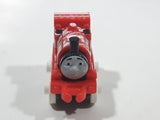 2014 Thomas & Friends Minis Skarloey Red and White Striped 2" Long Plastic Die Cast Toy Vehicle CGM30