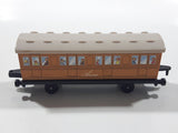 1987 ERTL Britt Allcroft Thomas & Friends Annie Brown Passenger Train Car Plastic Toy Vehicle