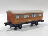 1987 ERTL Britt Allcroft Thomas & Friends Clarabel Brown Passenger Train Car Plastic Toy Vehicle