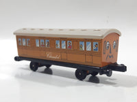 1987 ERTL Britt Allcroft Thomas & Friends Clarabel Brown Passenger Train Car Plastic Toy Vehicle