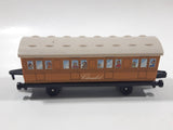 1987 ERTL Britt Allcroft Thomas & Friends Clarabel Brown Passenger Train Car Plastic Toy Vehicle