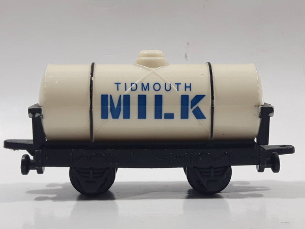 1993 ERTL Britt Allcroft Thomas The Tank Engine & Friends Tidmouth Milk White Tanker Train Car Plastic Toy Vehicle