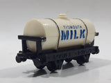 1993 ERTL Britt Allcroft Thomas The Tank Engine & Friends Tidmouth Milk White Tanker Train Car Plastic Toy Vehicle