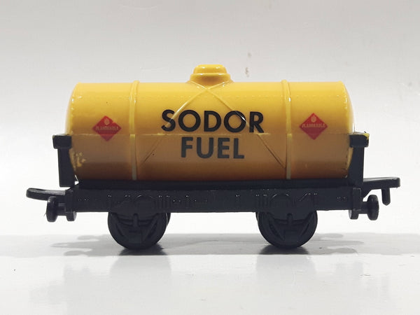 1993 ERTL Britt Allcroft Thomas The Tank Engine & Friends Sodor Fuel Yellow Tanker Train Car Plastic Toy Vehicle