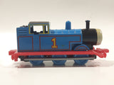 1995 ERTL Britt Allcroft Thomas The Tank Engine & Friends #1 Thomas Blue Train Engine Locomotive Die Cast Toy Vehicle