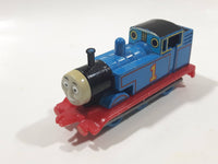 1995 ERTL Britt Allcroft Thomas The Tank Engine & Friends #1 Thomas Blue Train Engine Locomotive Die Cast Toy Vehicle