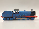 1989 ERTL Britt Allcroft Thomas The Tank Engine & Friends #2 Edward Blue Train Engine Locomotive Die Cast Toy Vehicle