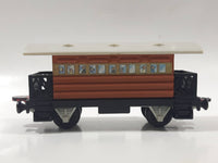 1992 ERTL Britt Allcroft Thomas & Friends Brown Passenger Train Car Plastic Toy Vehicle