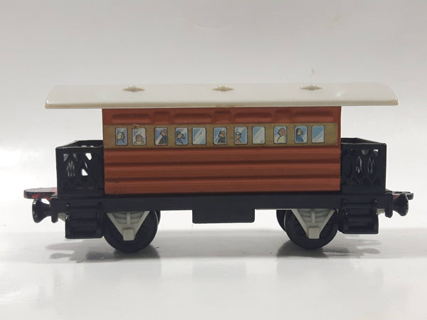 1992 ERTL Britt Allcroft Thomas & Friends Brown Passenger Train Car Plastic Toy Vehicle