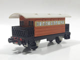1992 ERTL Britt Allcroft Thomas & Friends Brown Passenger Train Car Plastic Toy Vehicle