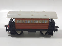 1992 ERTL Britt Allcroft Thomas & Friends Brown Passenger Train Car Plastic Toy Vehicle