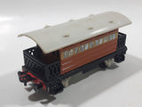 1992 ERTL Britt Allcroft Thomas & Friends Brown Passenger Train Car Plastic Toy Vehicle
