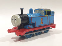 1995 ERTL Britt Allcroft Thomas The Tank Engine & Friends #1 Thomas Blue Train Engine Locomotive Die Cast Toy Vehicle