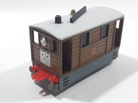1989 ERTL Britt Allcroft Thomas & Friends #7 Toby Tram Brown Train Car Die Cast Toy Vehicle