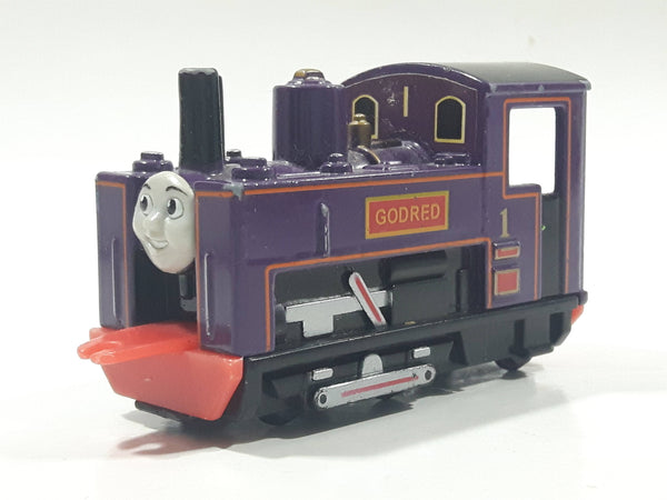 1995 ERTL Britt Allcroft Thomas The Tank Engine & Friends Godred Purple Train Engine Locomotive Car Die Cast Toy Vehicle