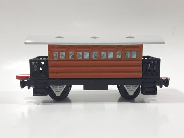 1992 ERTL Britt Allcroft Thomas & Friends Brown Passenger Train Car Plastic Toy Vehicle