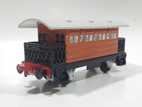 1992 ERTL Britt Allcroft Thomas & Friends Brown Passenger Train Car Plastic Toy Vehicle